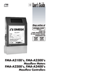 Thumbnail of document Manual - FMA-A2308 Mass Controllers w/ or W/O Integral Display